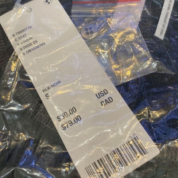 NEW Out From Under UO Urban Outfitters Sweet Dreams Black Sleep Shirt S - Picture 4 of 4